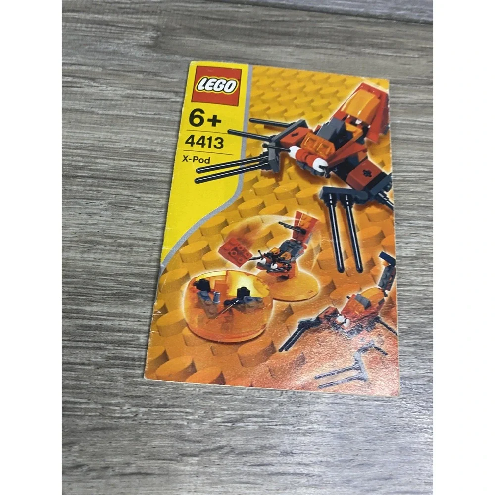 Vintage 2005‎ LEGO 4413 X-Pod Instruction Manual Booklet Illustrated English
